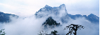 Mount Huashan Embraced by Clouds